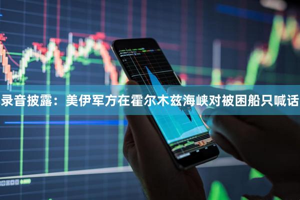 录音披露：美伊军方在霍尔木兹海峡对被困船只喊话